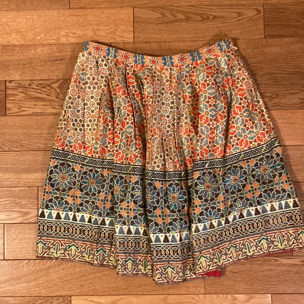 Anthropologie Tanvi Kedia Rotational Symmetry Skirt - Picture 7 of 9